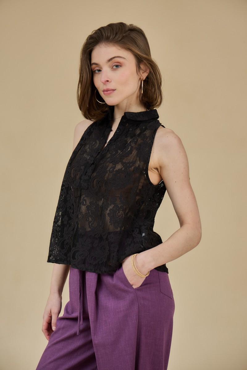 see u soon Top S25112299 black