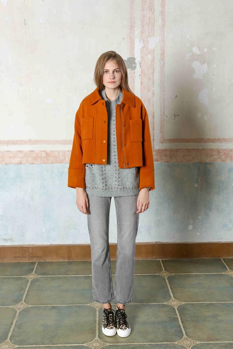 see u soon Veste 24259255 orange