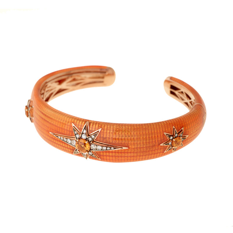 selim mouzannar Aïda Bracelet OrangeSpessartines - Diamants