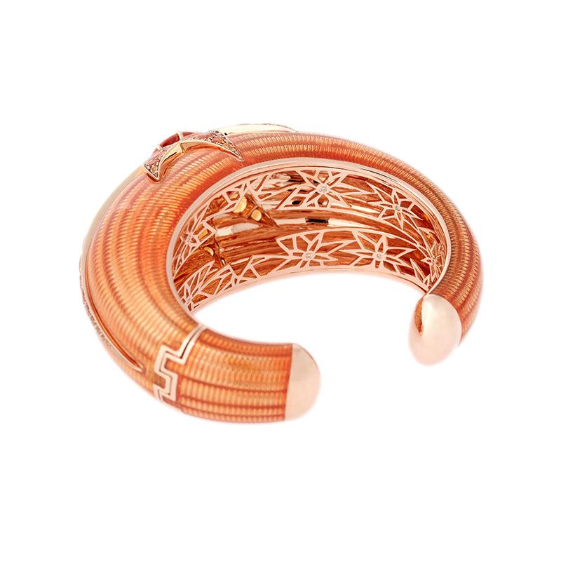 Selim Mouzannar Aïda Bracelet OrangeSpessartite - Saphirs - Diamants
