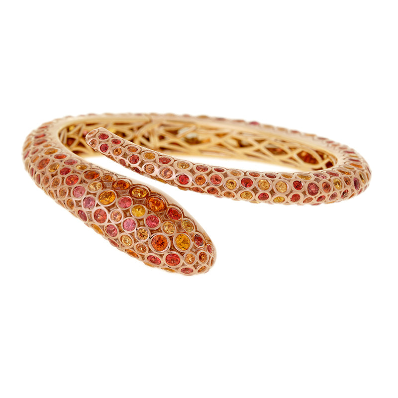 selim mouzannar Basilik BraceletSaphirs Oranges - Saphirs Jaunes