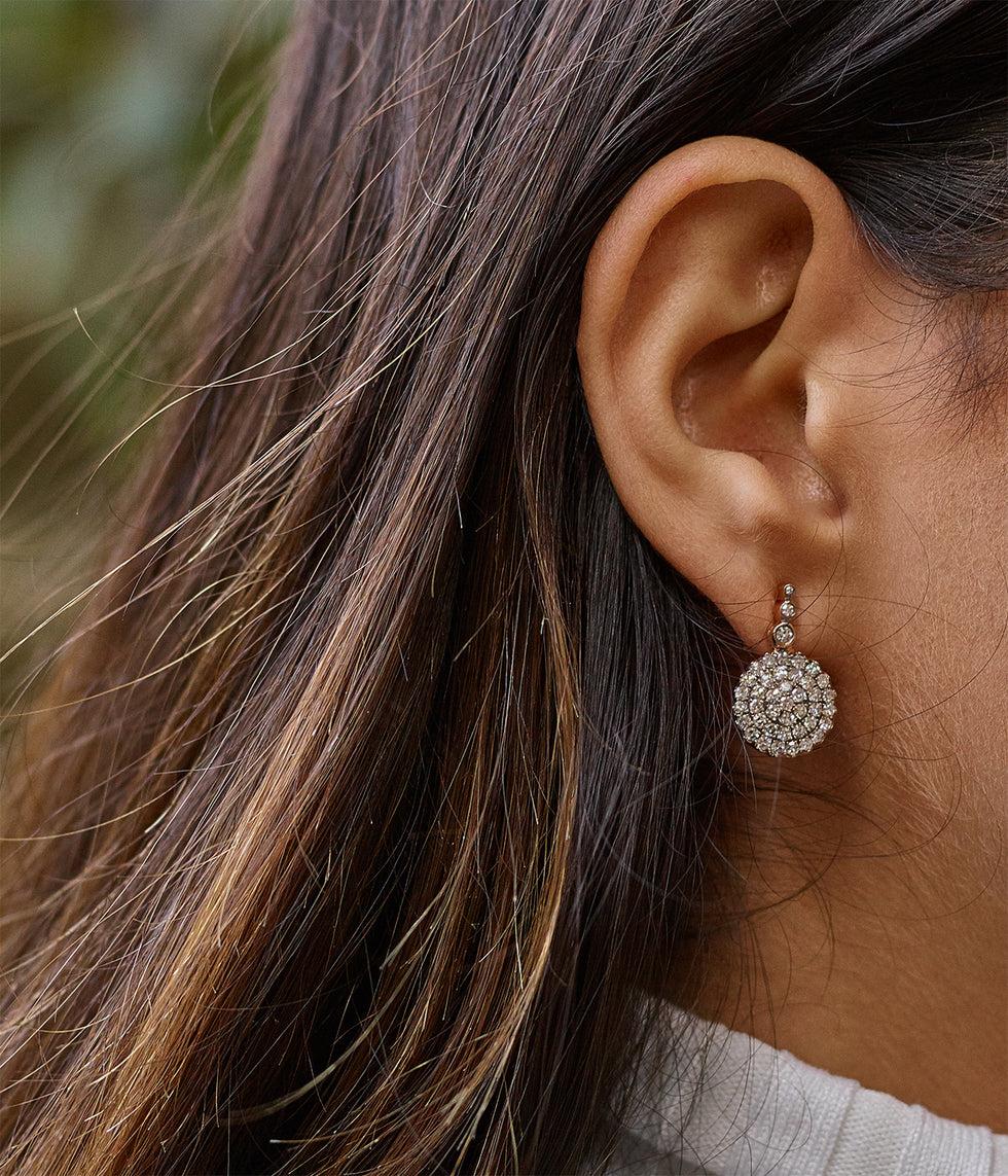 Selim Mouzannar Beirut Boucles D'oreilles PavéDiamants