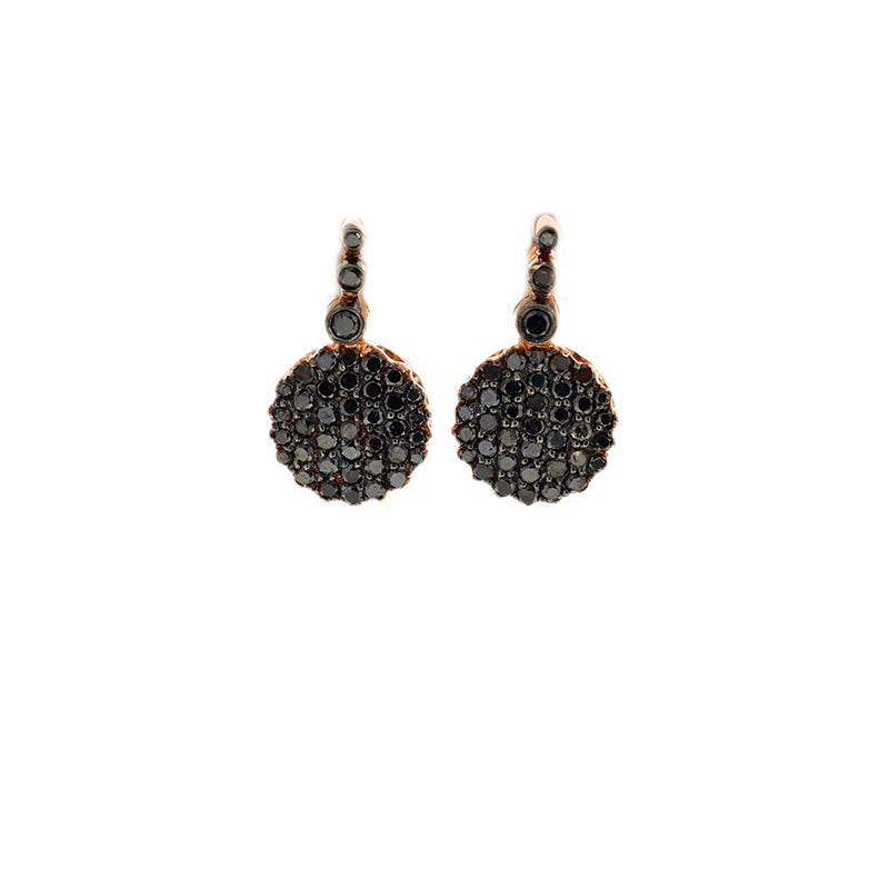 selim mouzannar Beirut Boucles d'oreilles PavéDiamants noirs