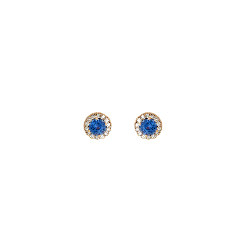 selim mouzannar Beirut Boucles d'oreillesSaphirs Bleus - Diamants