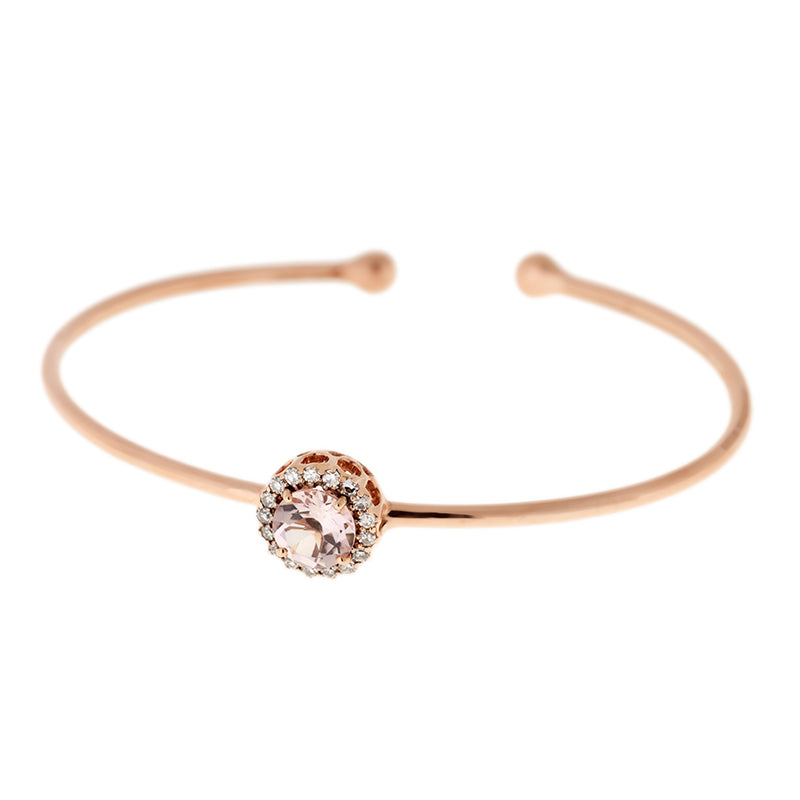 selim mouzannar Beirut BraceletMorganite rose - Diamants
