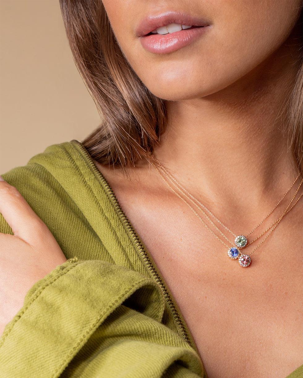 Selim Mouzannar Beirut PendentifSaphir Bleu - Diamants