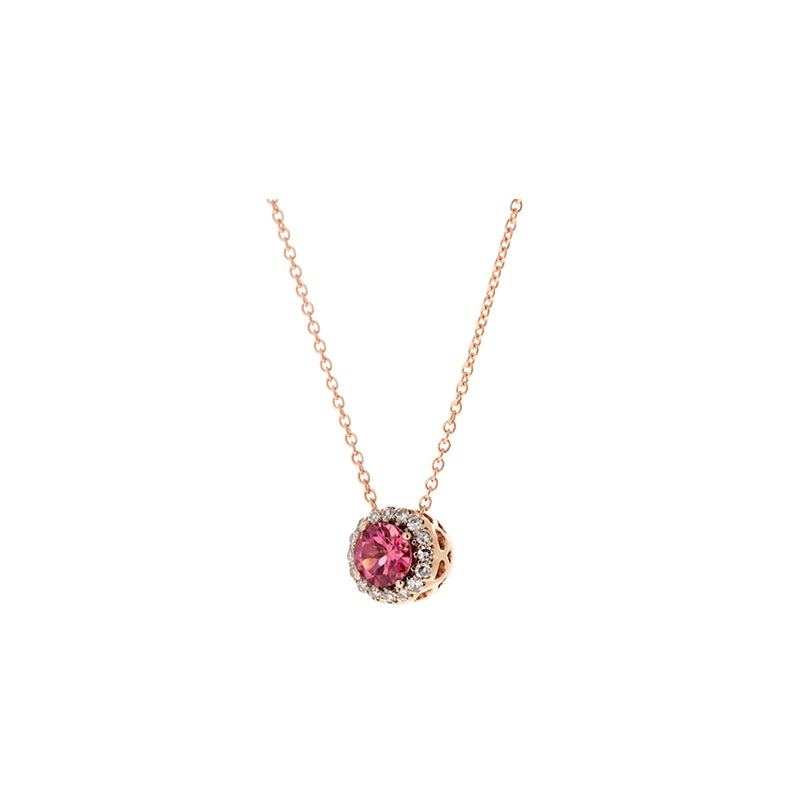 selim mouzannar Beirut PendentifTourmaline Rose - Diamants