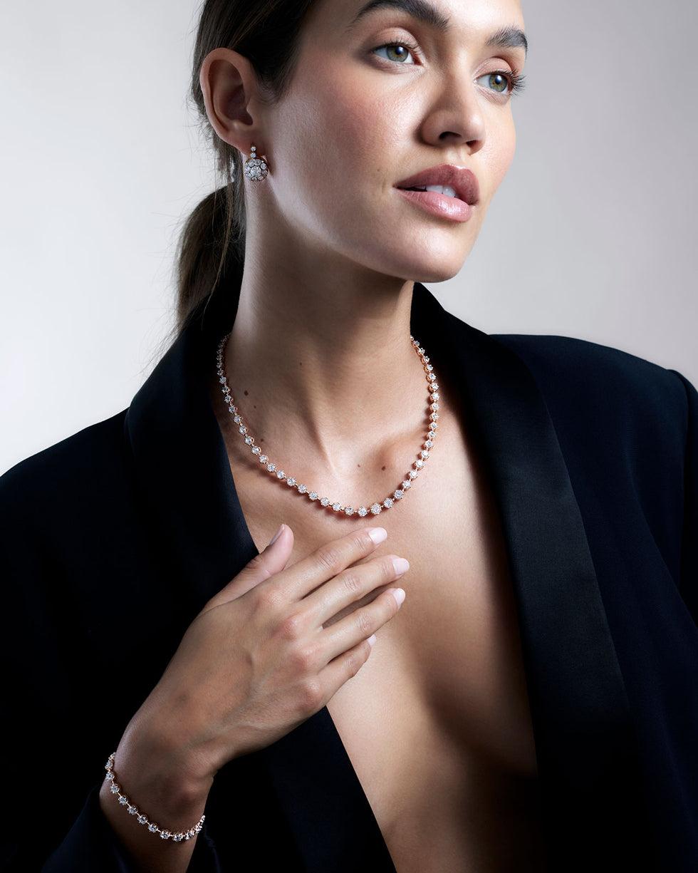 Selim Mouzannar Beirut Rosace Boucles D'oereillesDiamants