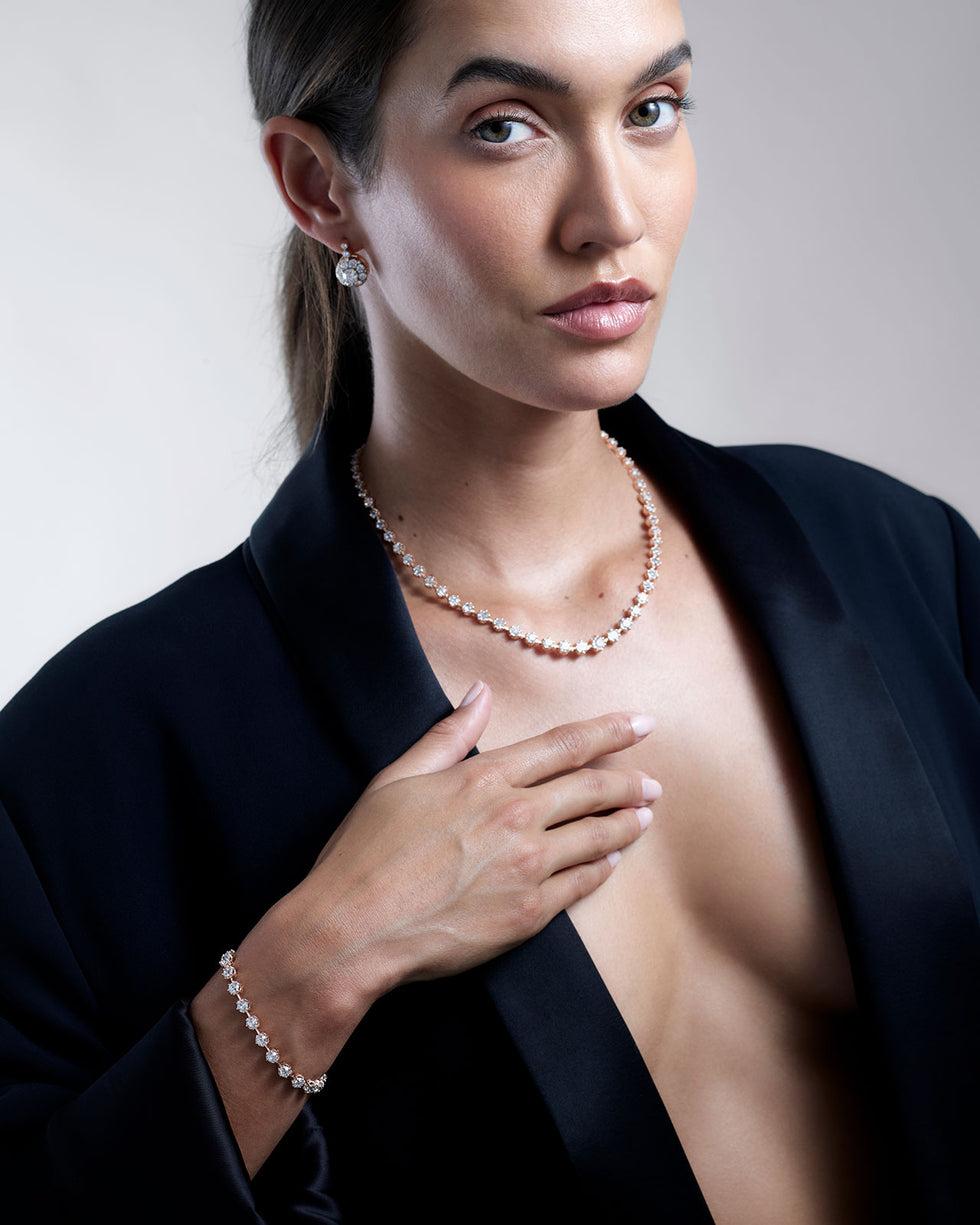 Selim Mouzannar Beirut Rosace Boucles D'oereillesDiamants