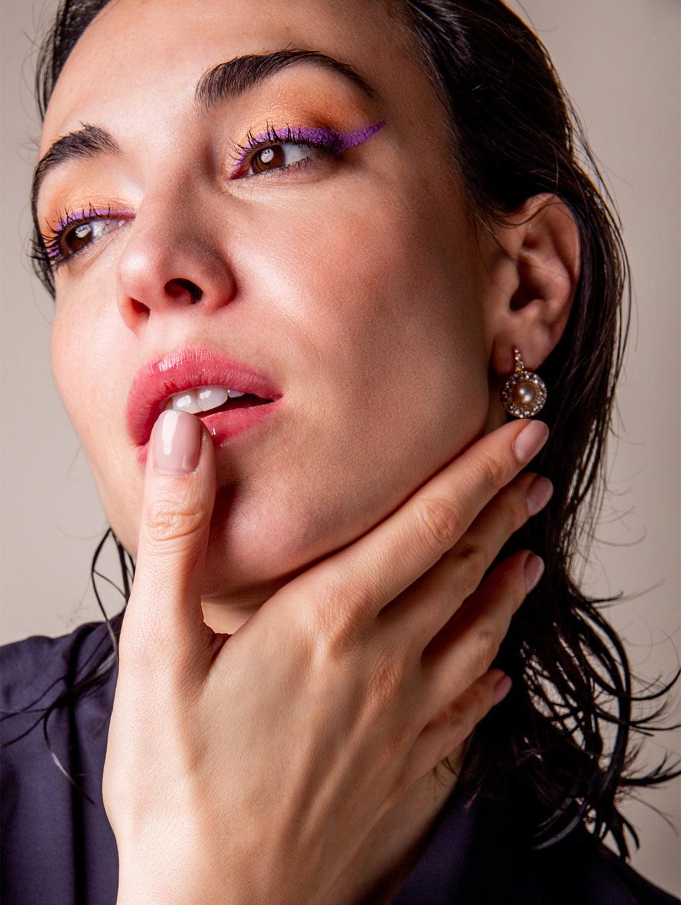 Selim Mouzannar Beirut Rosace Boucles D'oreilles- PerlesDiamants