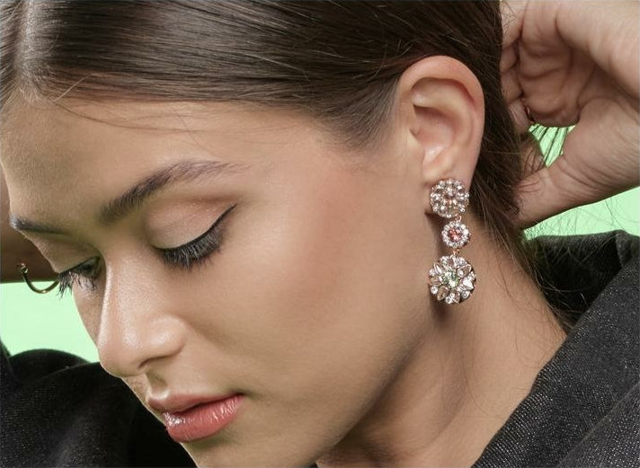 Selim Mouzannar Beirut Rosace Boucles D'oreillesTourmalines - Diamants