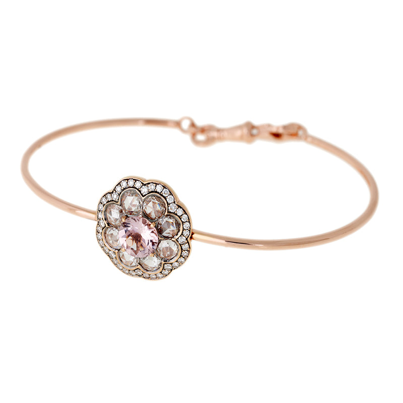 Selim Mouzannar Beirut Rosace BraceletMorganite - Diamants