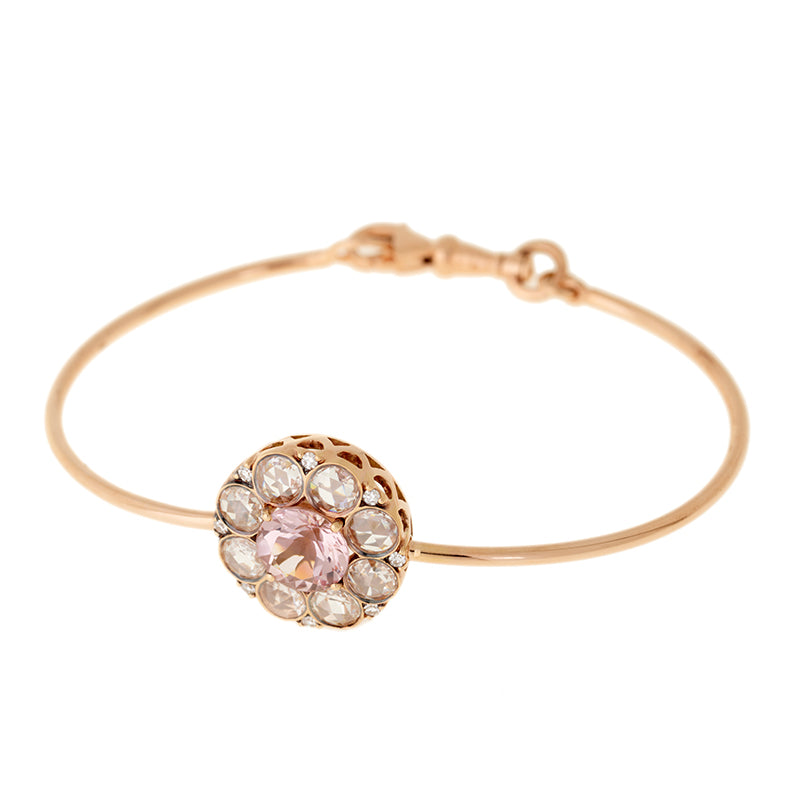 Selim Mouzannar Beirut Rosace BraceletMorganite - Diamants