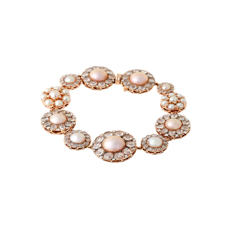 Selim Mouzannar Beirut Rosace BraceletPerles - Diamants