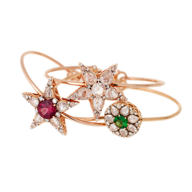 Selim Mouzannar Beirut Rosace BraceletTsavorite - Diamants