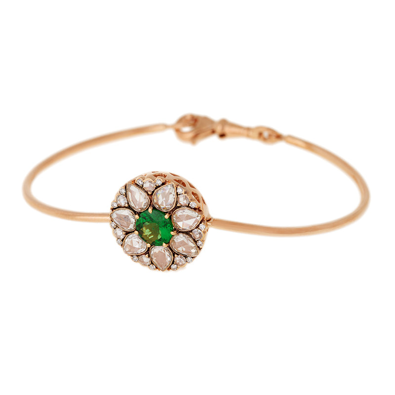 selim mouzannar Beirut Rosace BraceletTsavorite - Diamants