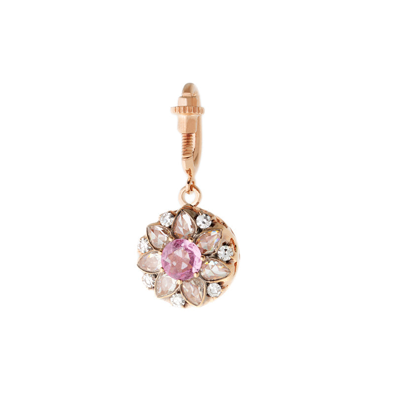selim mouzannar Beirut Rosace Charm Saphir Rose - Diamants