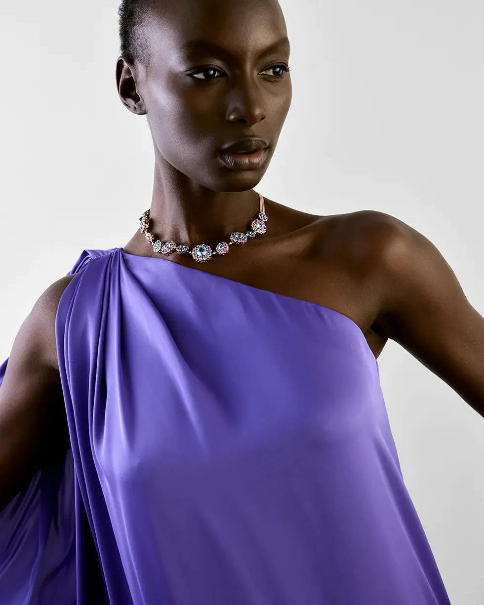 Selim Mouzannar Beirut Rosace CollierAigues-marines - Morganites - Tourmalines - Diamants