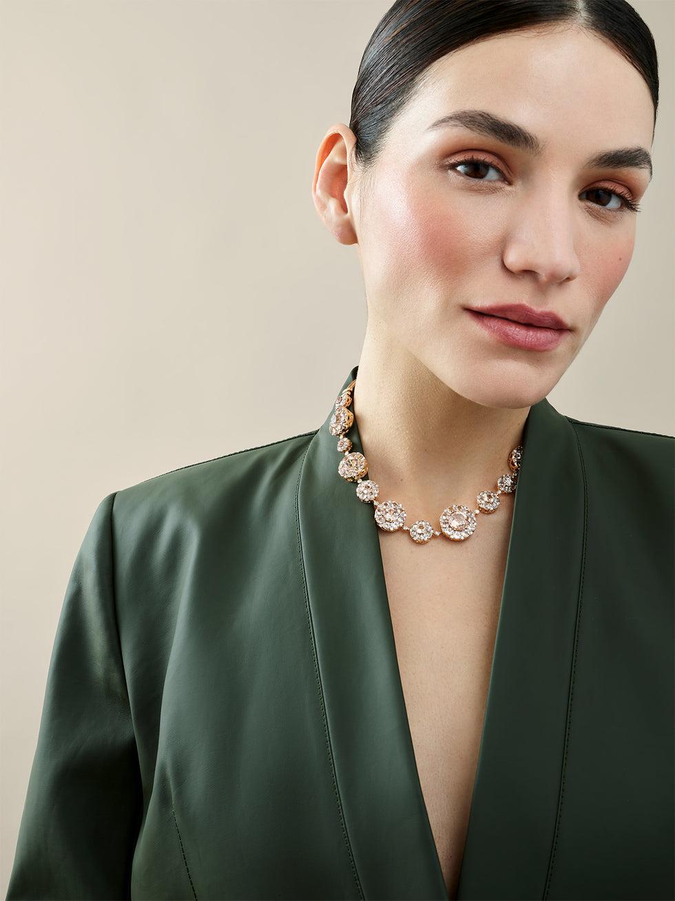 Selim Mouzannar Beirut Rosace CollierMorganites - Diamants