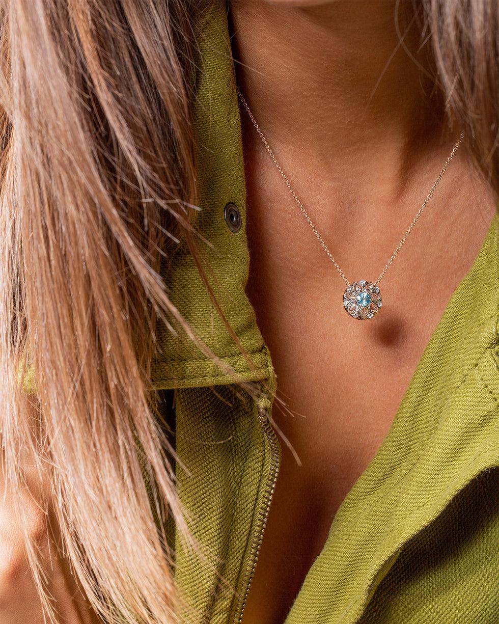 Selim Mouzannar Beirut Rosace PendentifJacinthe - Diamants