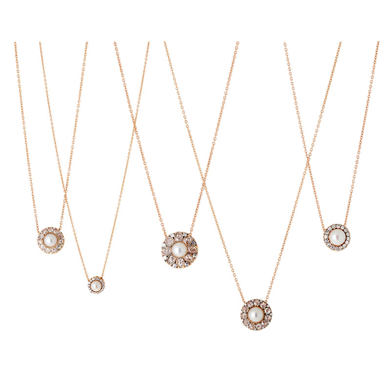 Selim Mouzannar Beirut Rosace PendentifPerle - Diamants