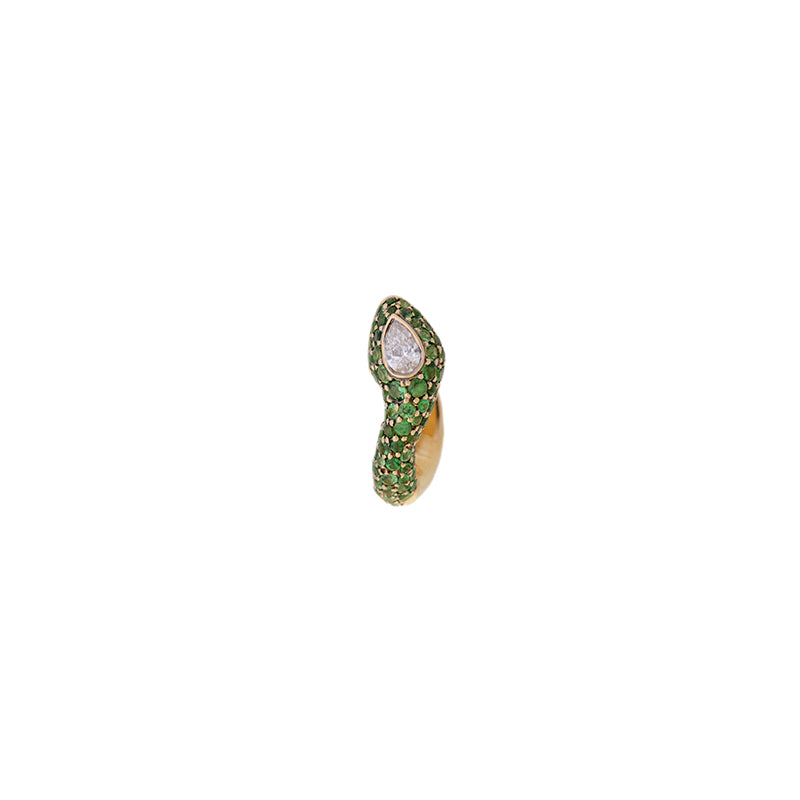 Selim Mouzannar Boucles D'oreilles BasilikTsavorites - Diamants