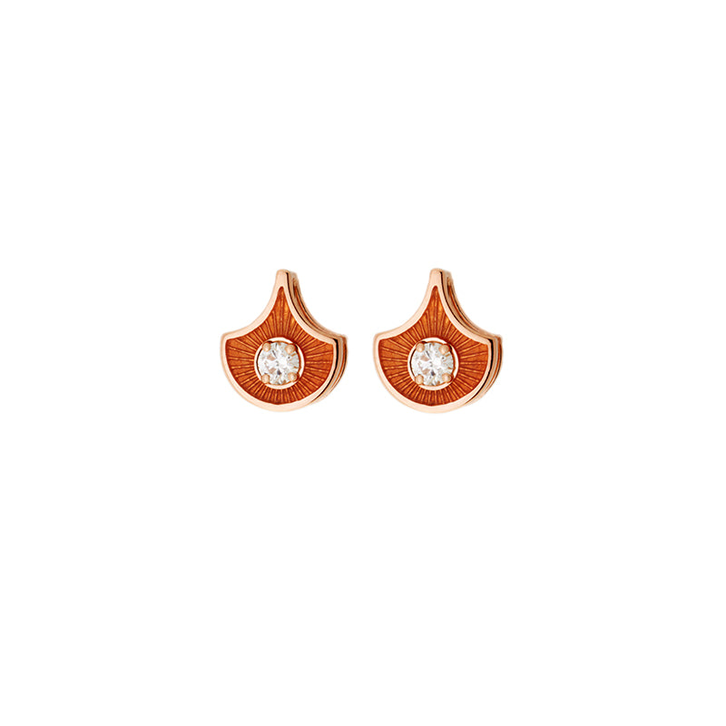 selim mouzannar Fish For Love Boucle d'oreille OrangeDiamant