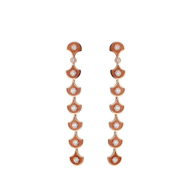 selim mouzannar Fish For Love Boucle d'oreille OrangeDiamants