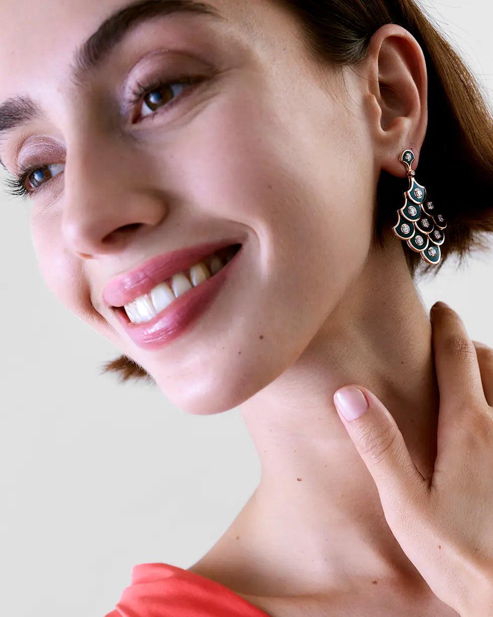 Selim Mouzannar Fish For Love Boucles D'oreilles PétroleDiamants