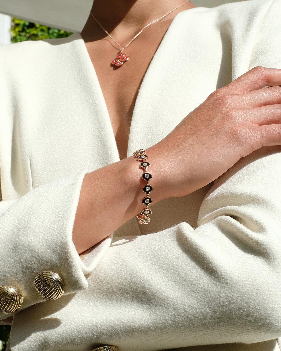 Selim Mouzannar Fish For Love Bracelet NoirDiamants