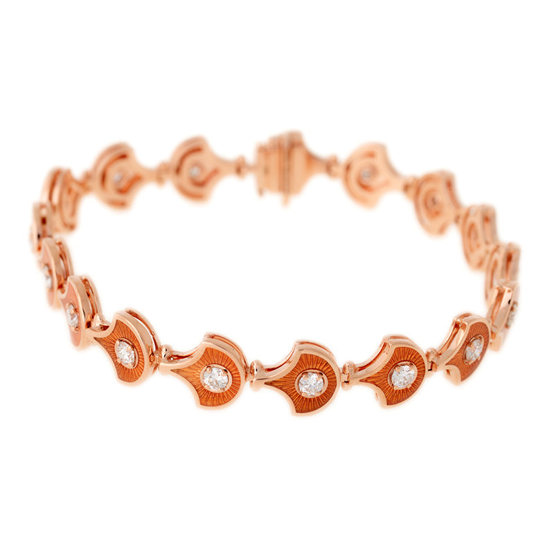 selim mouzannar Fish For Love Bracelet OrangeDiamants