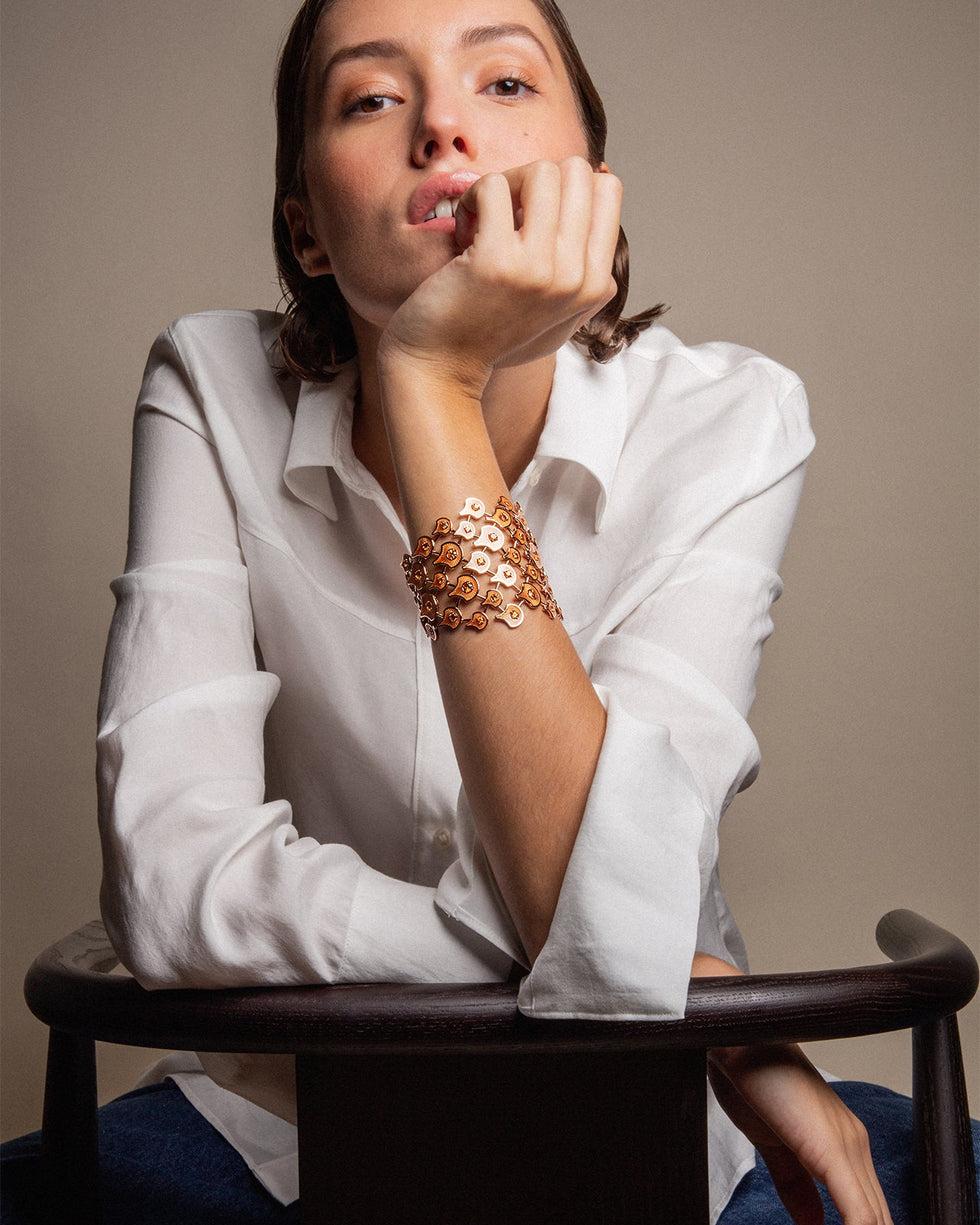 Selim Mouzannar Fish For Love Bracelet OrangeSpessartites