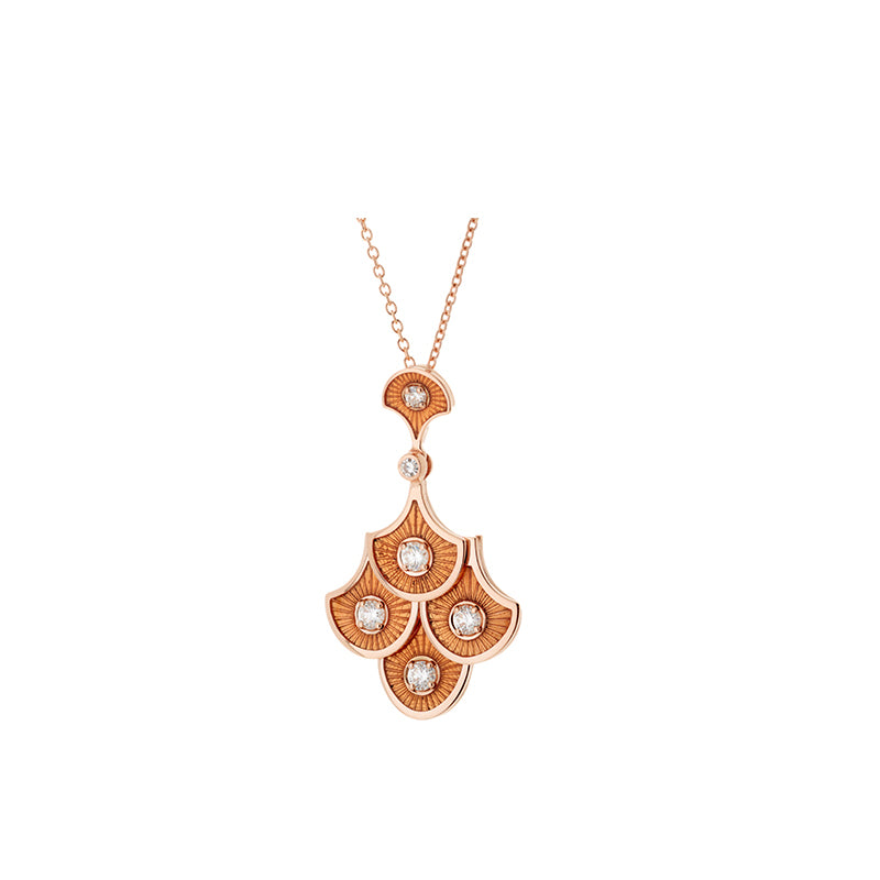 Selim Mouzannar Fish For Love Pendentif OrangeDiamants