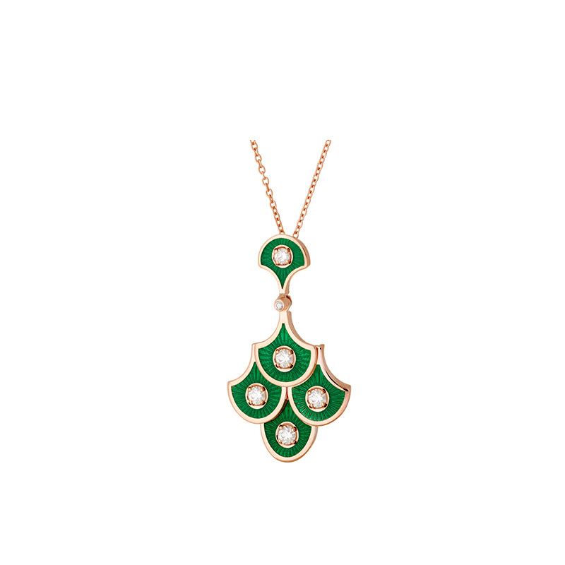 Selim Mouzannar Fish For Love Pendentif VertDiamants