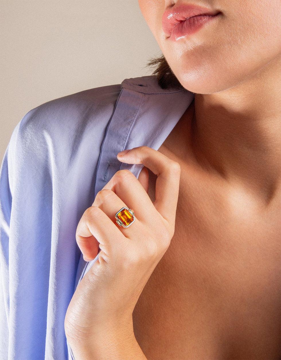 Selim Mouzannar Gemma BagueCitrine - Tourmalines Bleues