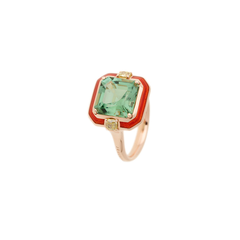 Selim Mouzannar Gemma BagueTourmaline Verte - Diamants