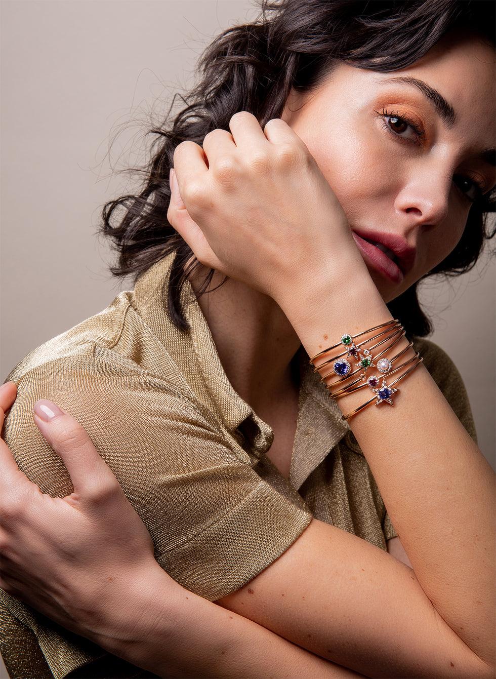 Selim Mouzannar Istanbul BraceletTsavorite - Diamants