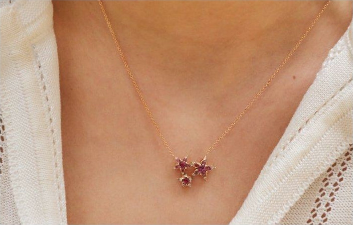 Selim Mouzannar Istanbul PendantRhodolites - Diamonds