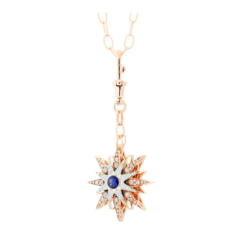 Selim Mouzannar Istanbul Pendentif Bleu ClairSaphirs Bleus - Diamants