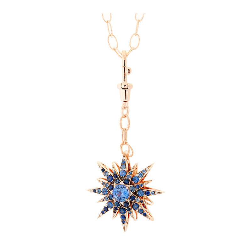 Selim Mouzannar Istanbul Pendentif Bleu ClairSaphirs Bleus - Diamants