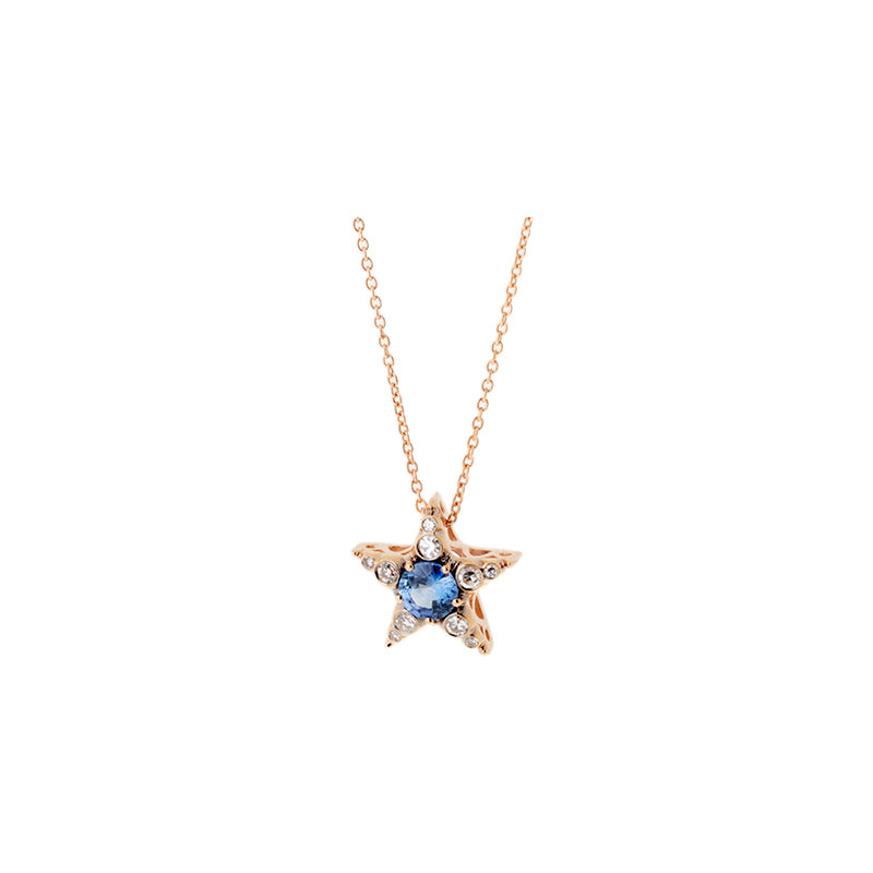 Selim Mouzannar Istanbul PendentifSaphir Bleu - Diamants
