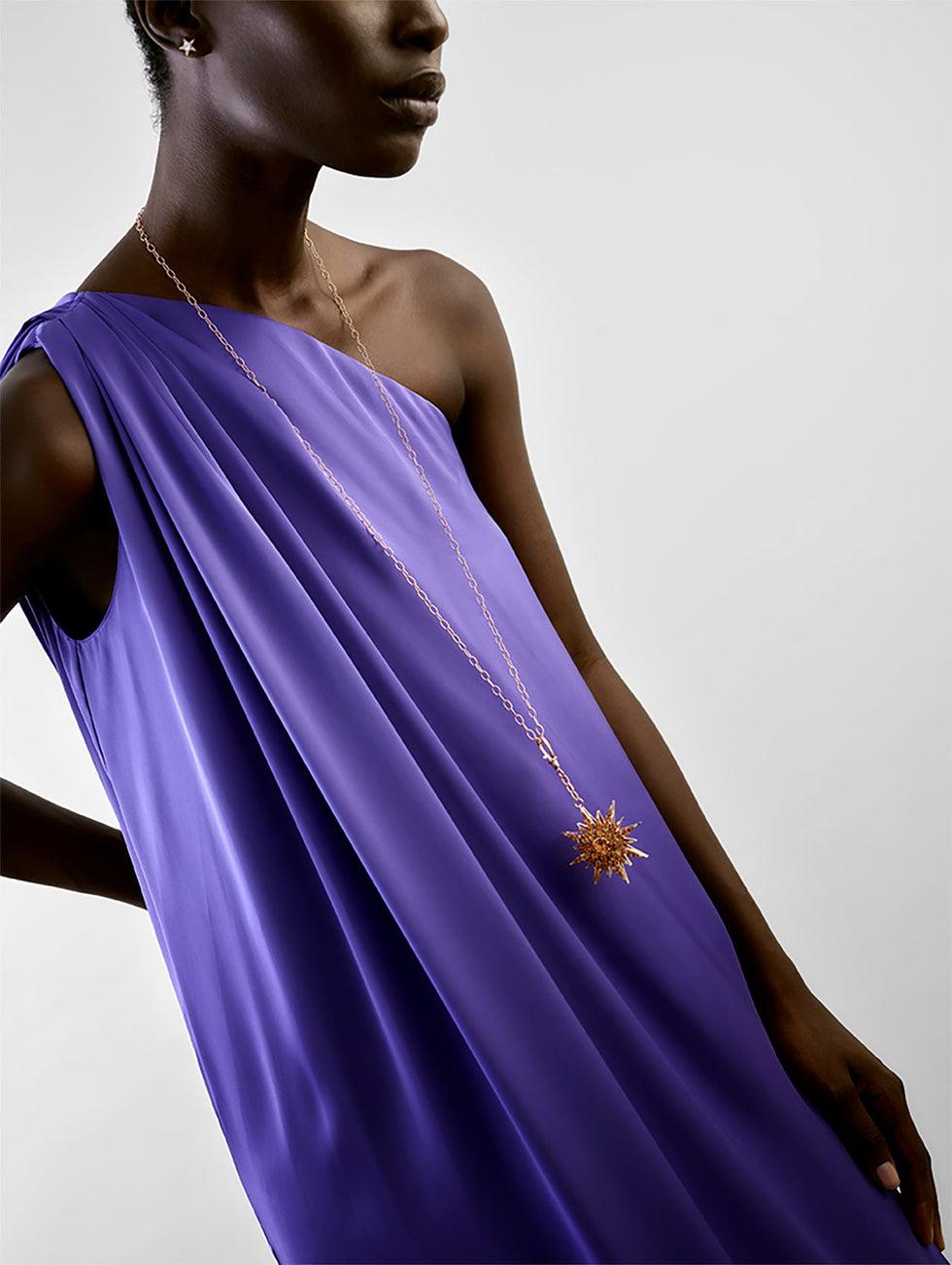 Selim Mouzannar Istanbul PendentifTanzanite - Tourmaline - Spessartines - Saphirs Jaunes - Diamants