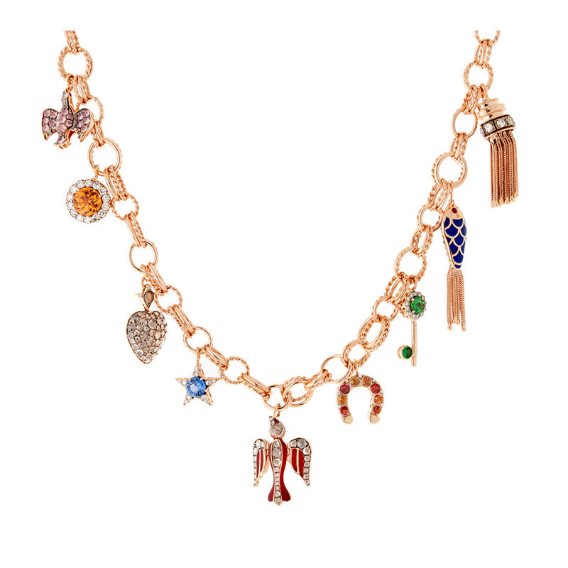 selim mouzannar Kastak CollierSaphirs - Tsavorites - Spessartite - Rubis - Diamants