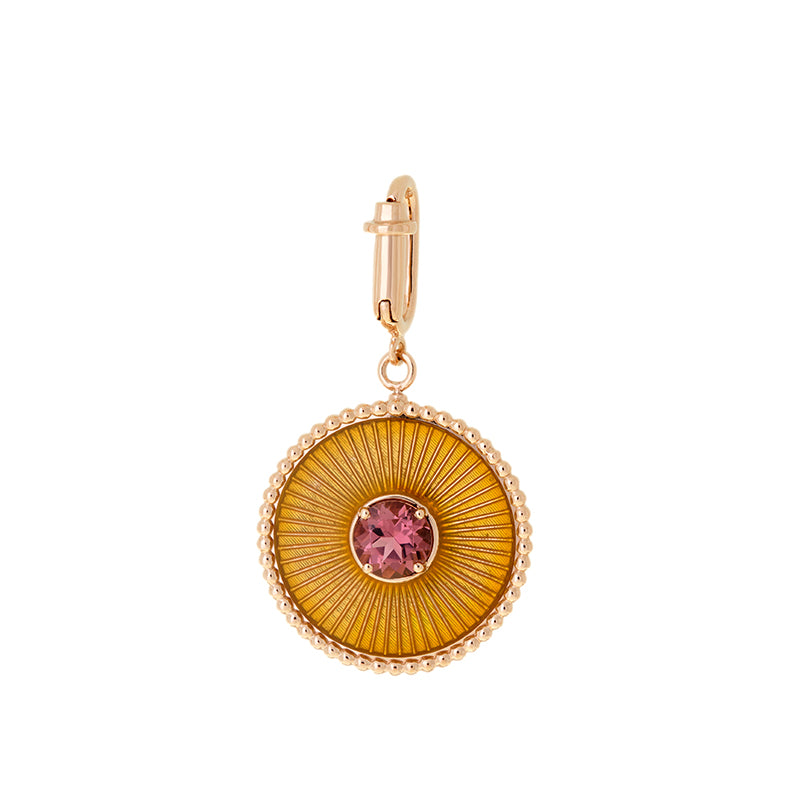 selim mouzannar Médaille Jaune CercleTourmaline Rose