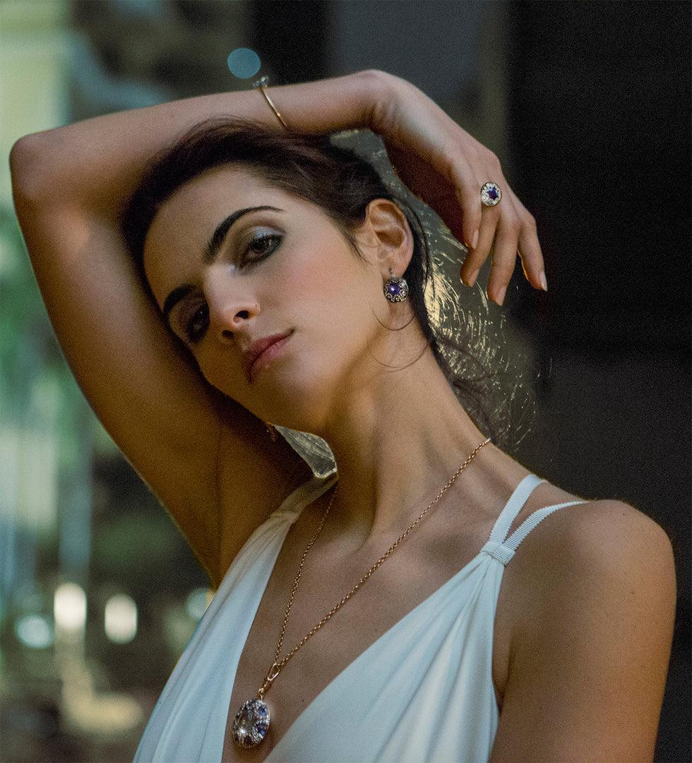 Selim Mouzannar Mille Et Une Nuits Boucles D'oreillesTanzanites - Diamants