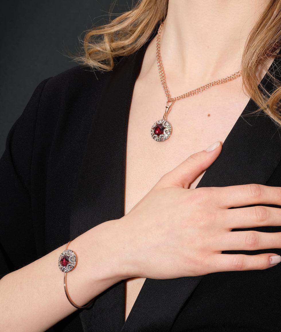 selim mouzannar Mille et une nuits BraceletRhodolite - Diamants