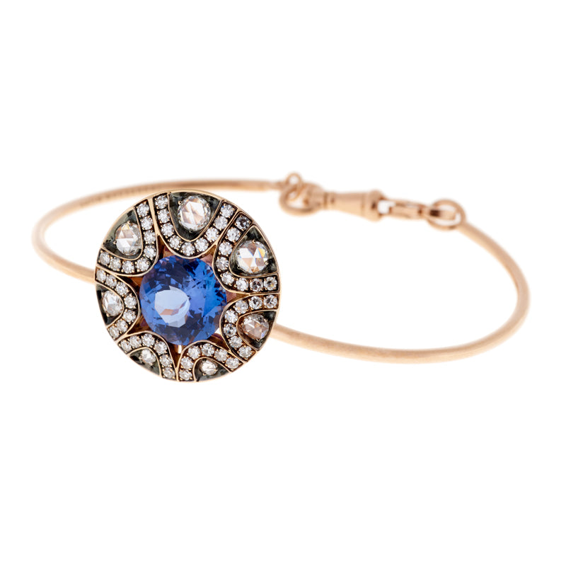 selim mouzannar Mille et une nuits BraceletTanzanite bleue - Diamants