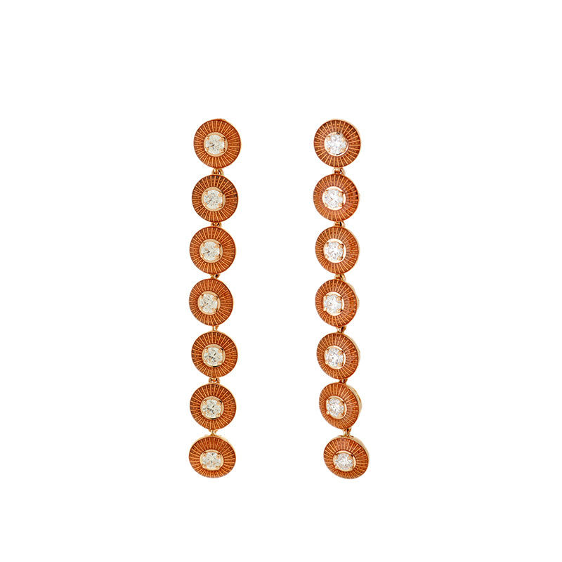 selim mouzannar Mina Boucle d'oreille OrangeDiamants