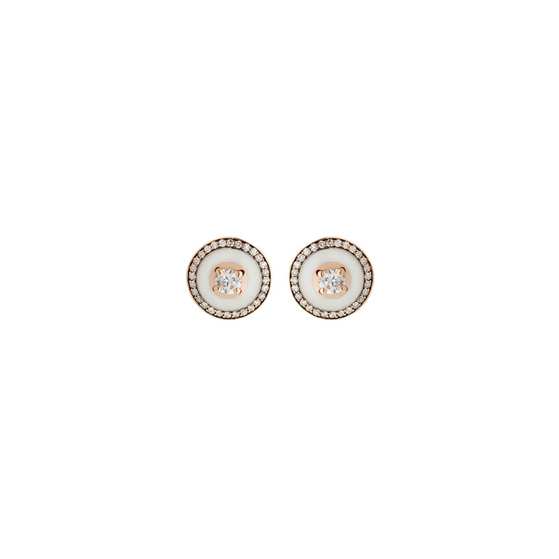 Selim Mouzannar Mina Boucles D'oreilles En IvoireDiamants
