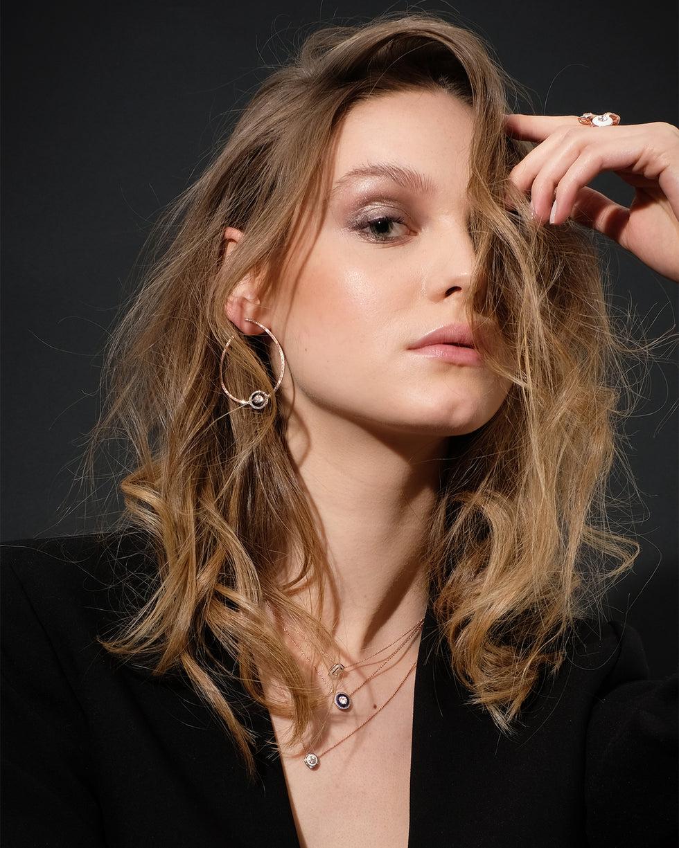 Selim Mouzannar Mina Boucles D'oreilles En IvoireDiamants